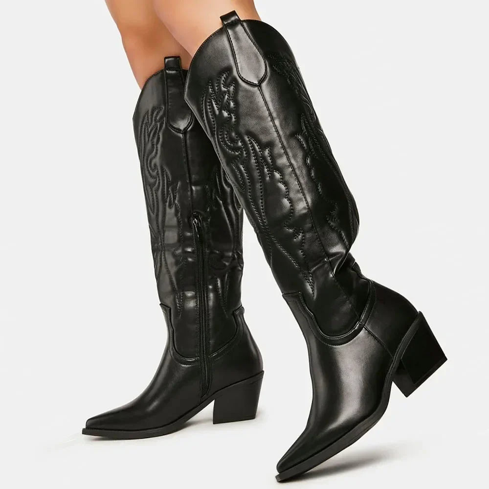 Mirella | Knee-High Cowboy Boots for Women