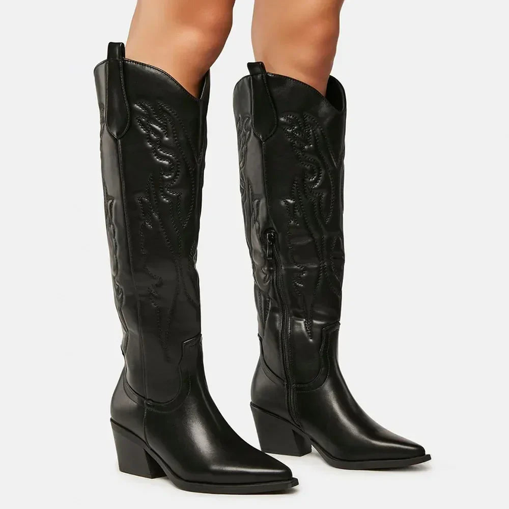 Mirella | Knee-High Cowboy Boots for Women
