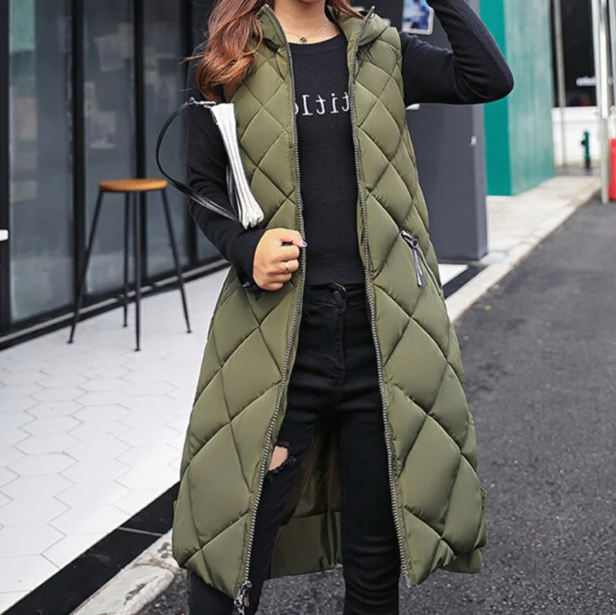 Lyraelle | Long Hooded Vest for Women
