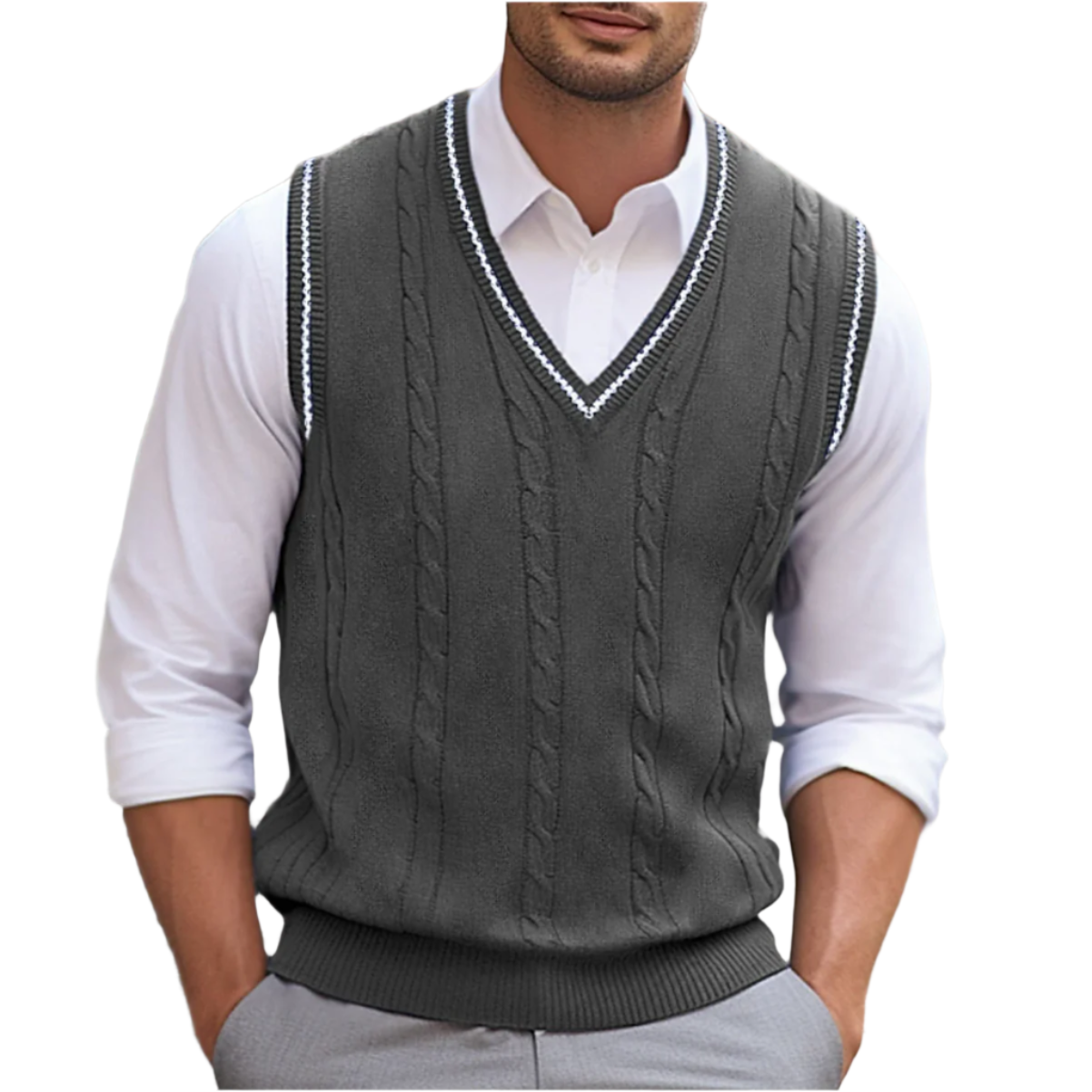 Ayson | Men's V-Neck Sleeveless Vest