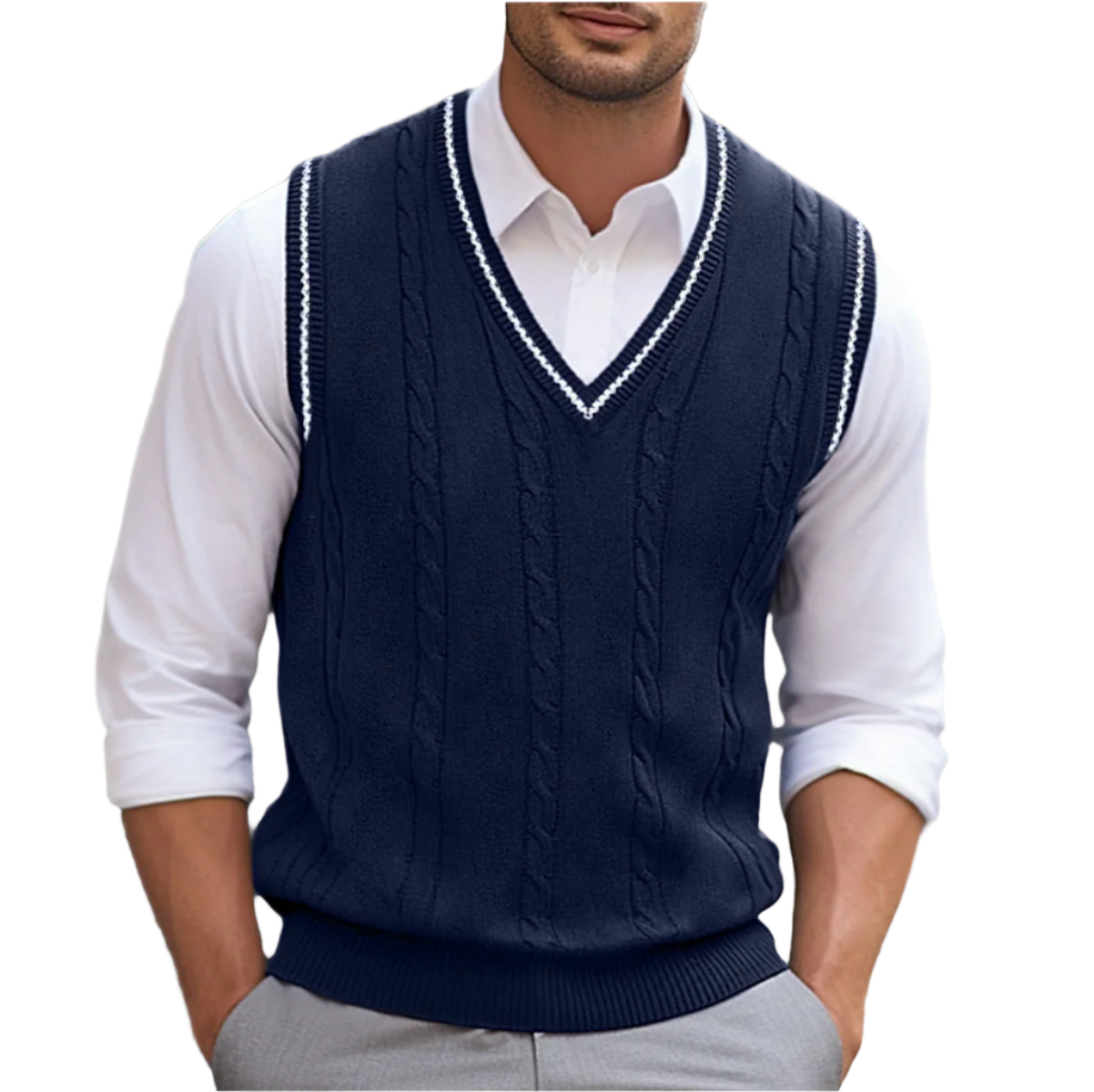 Ayson | Men's V-Neck Sleeveless Vest