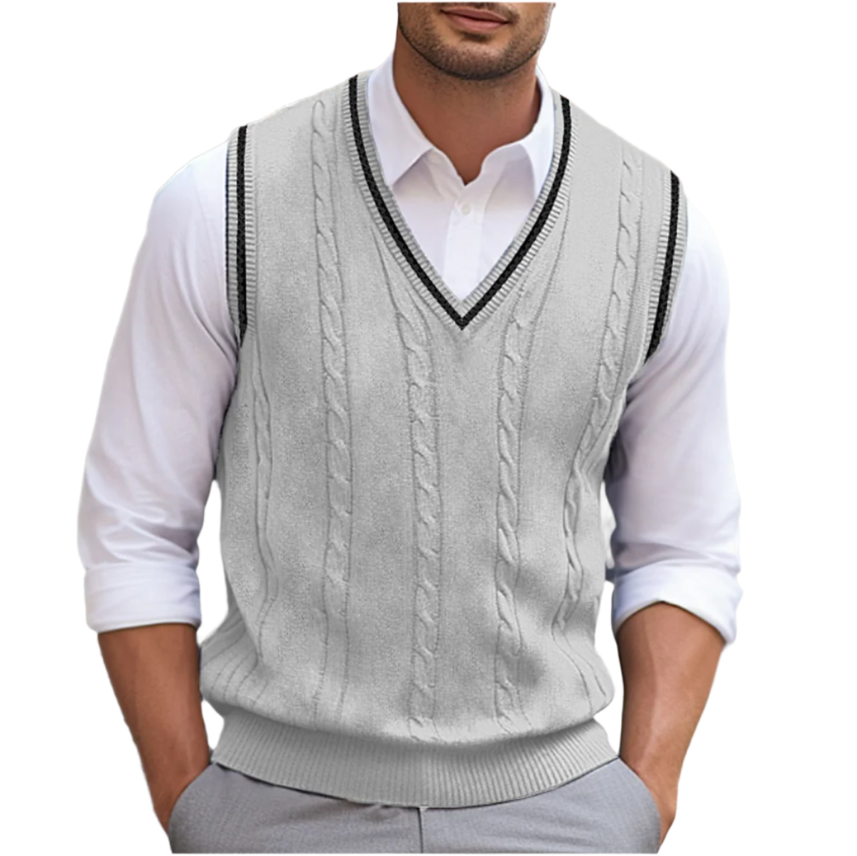 Ayson | Men's V-Neck Sleeveless Vest