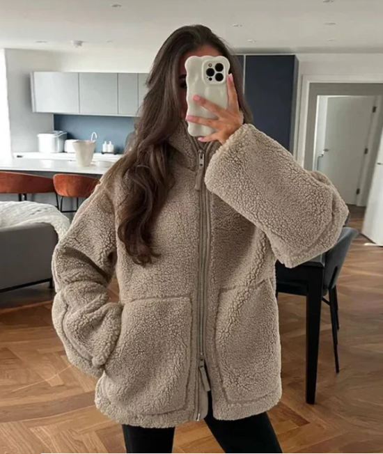 Madeline | Cozy Teddy Jacket for Women