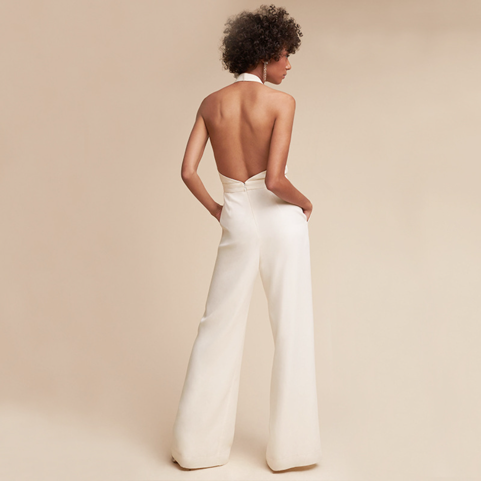 Kylah | Comfortable long jumpsuit with flared trousers for Women