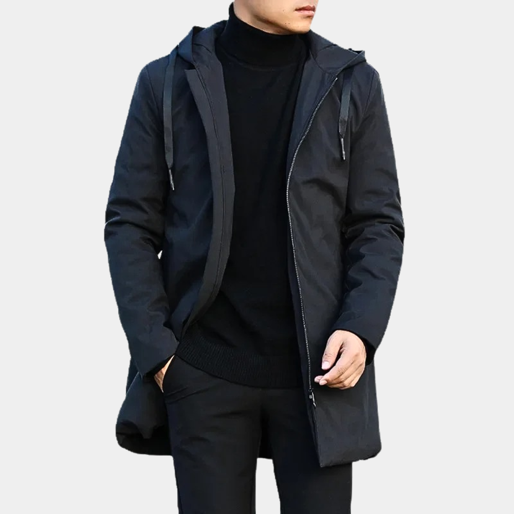 Julio | Smart Long Coat with Versatile Design for Men