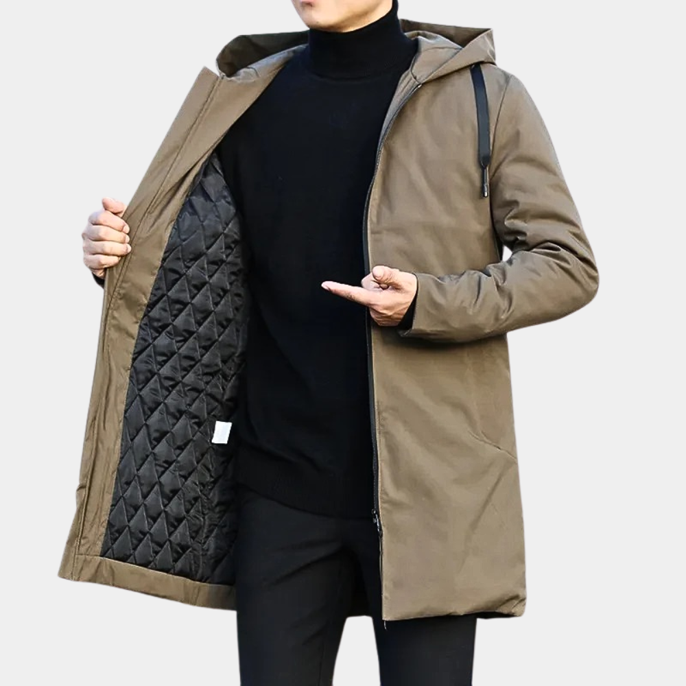 Julio | Smart Long Coat with Versatile Design for Men