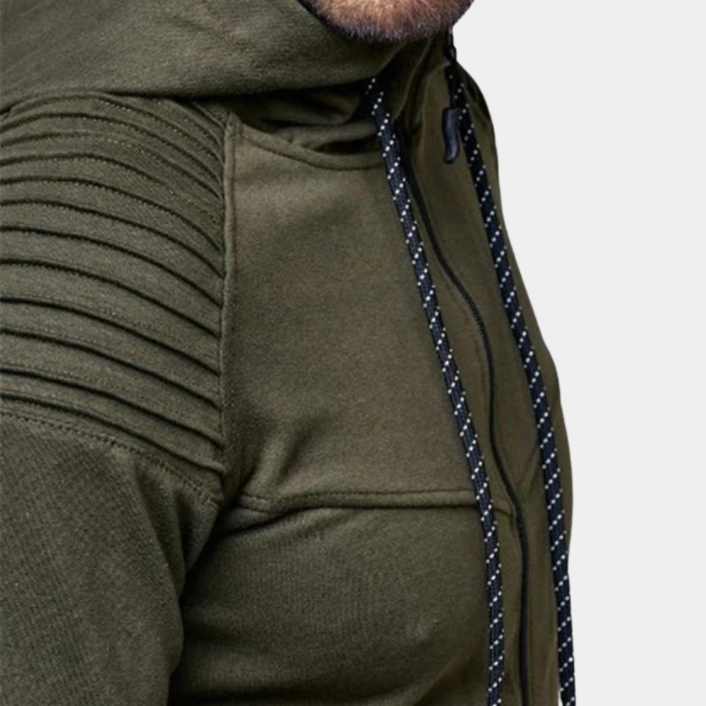 Arek | Stylish Men's Tracksuit with Hooded Vest and Sweatpants