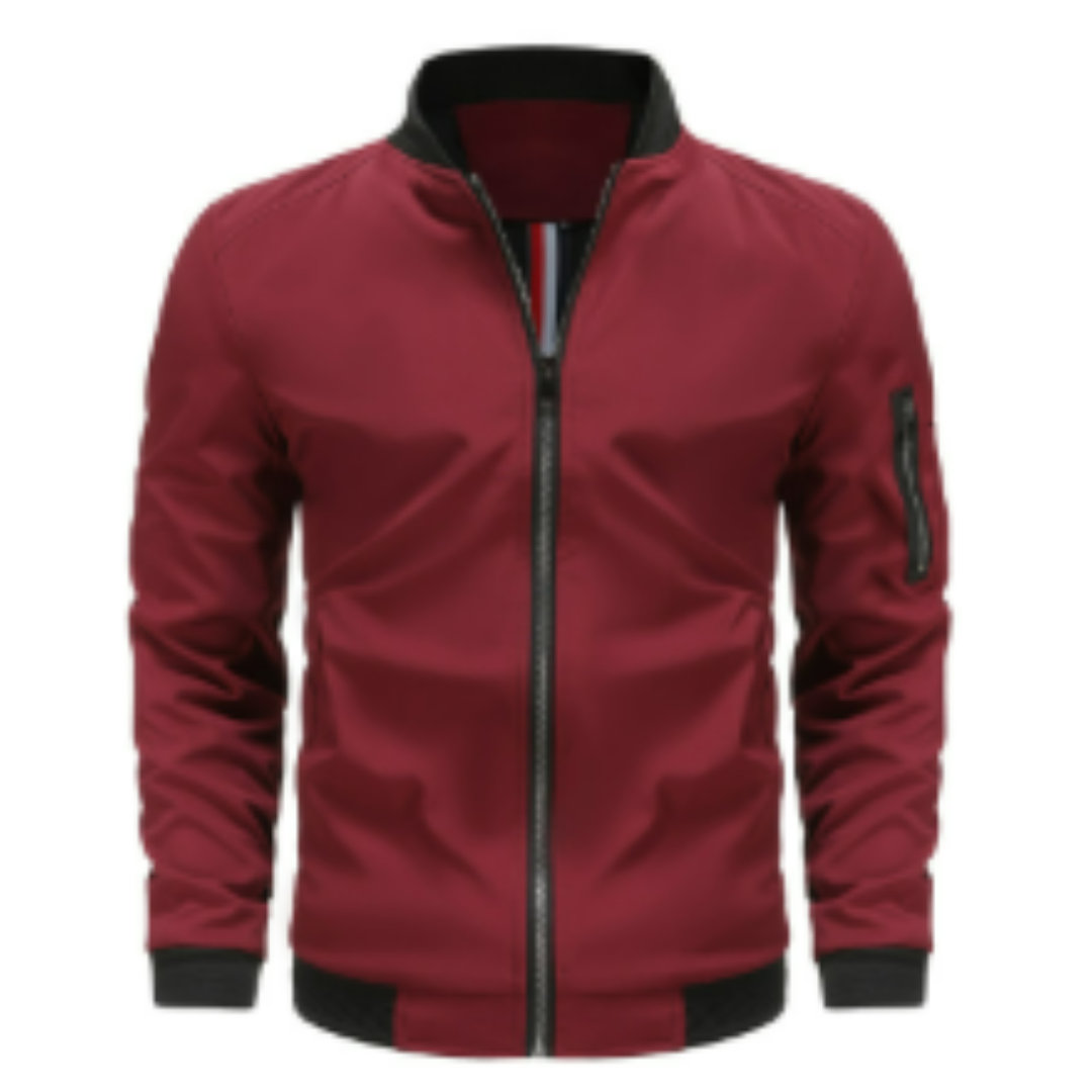 Merrick | Classic Zip-Up Bomber Jacket for Men