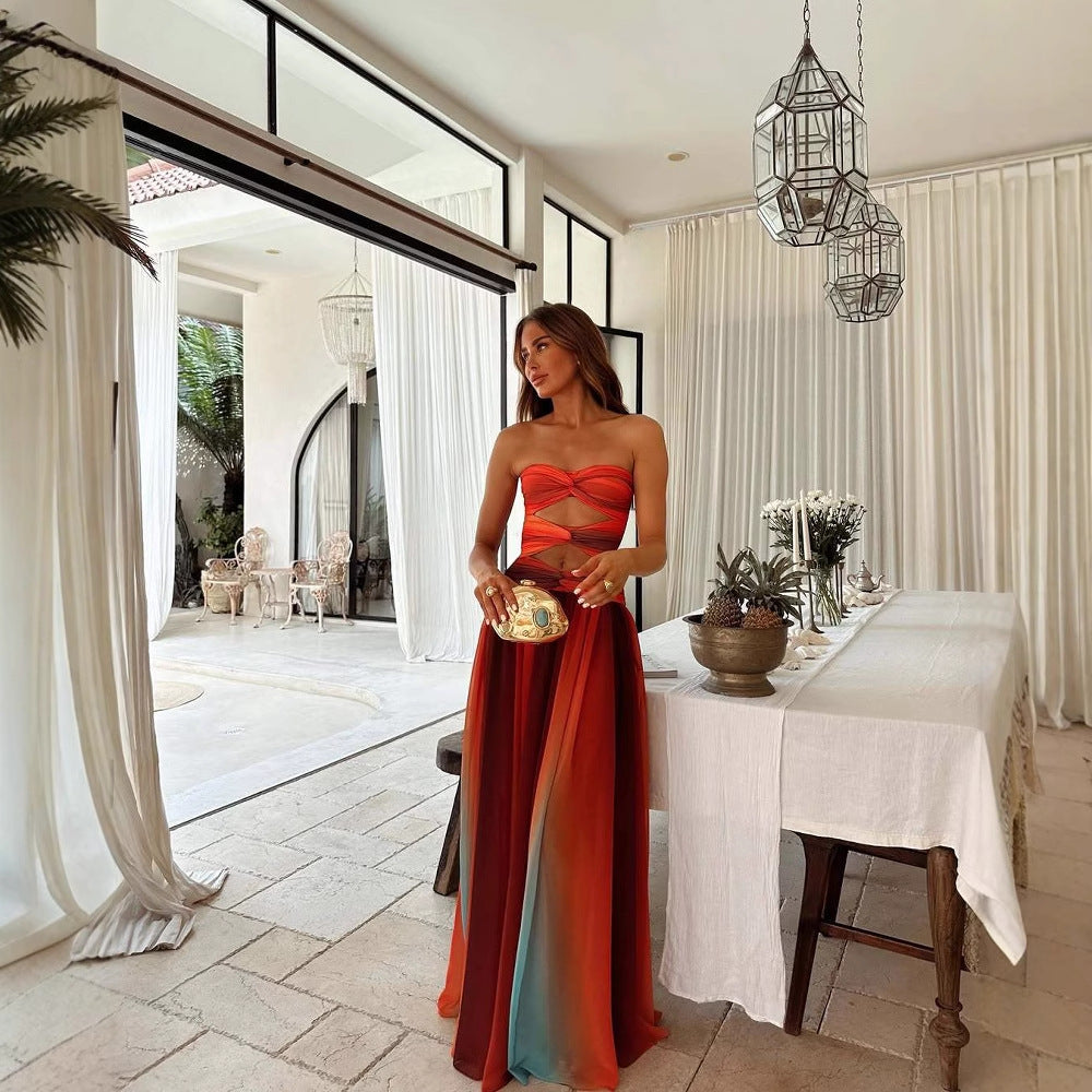 Kairi | Strappy Maxi Dress With Flowing Silhouette for Women