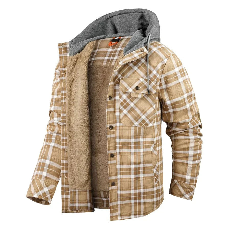 Hadrian | Classic Flannel Fleece Autumn Jacket for Men