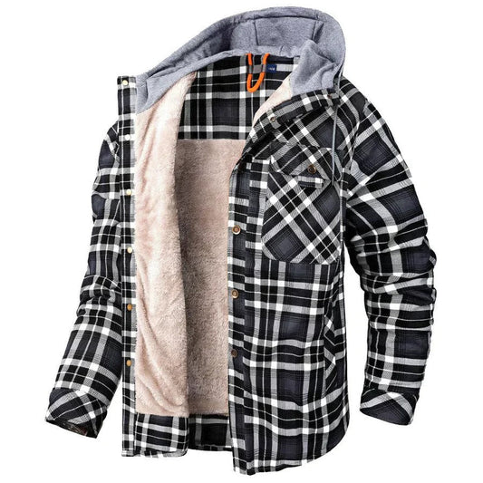 Hadrian | Classic Flannel Fleece Autumn Jacket for Men