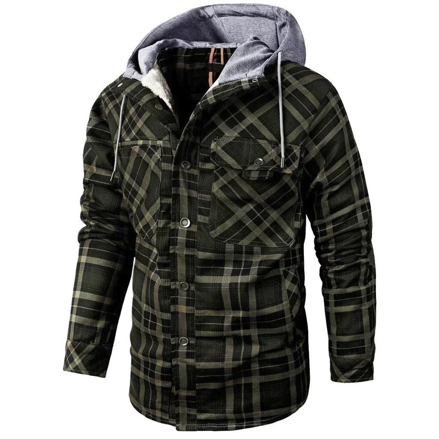 Hadrian | Classic Flannel Fleece Autumn Jacket for Men