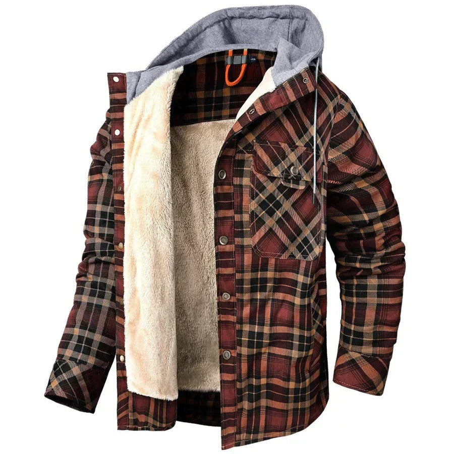 Hadrian | Classic Flannel Fleece Autumn Jacket for Men
