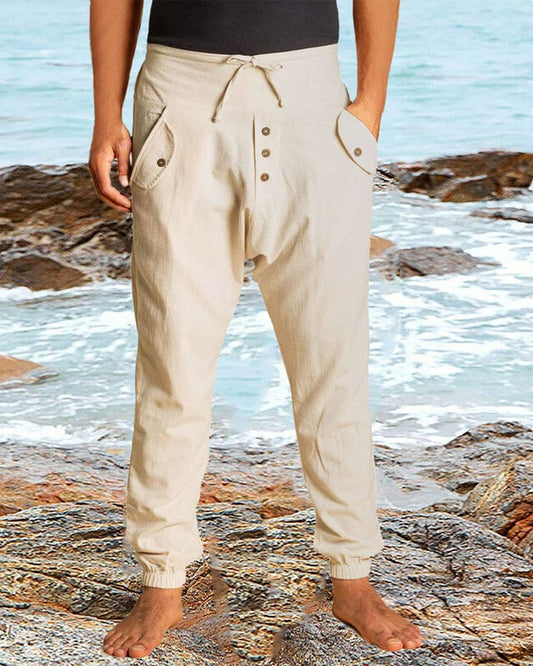 Dereck | Lightweight Summer Trousers with a Relaxed Fit for Men