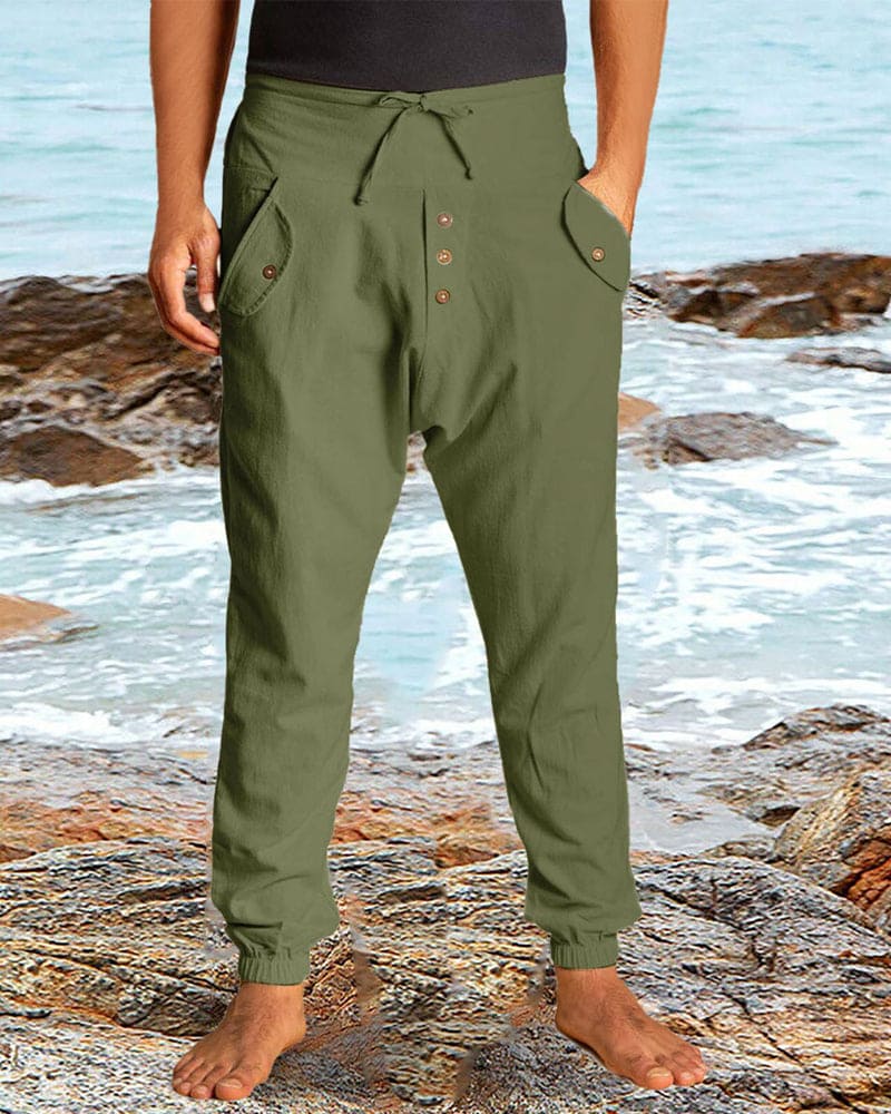 Dereck | Lightweight Summer Trousers with a Relaxed Fit for Men