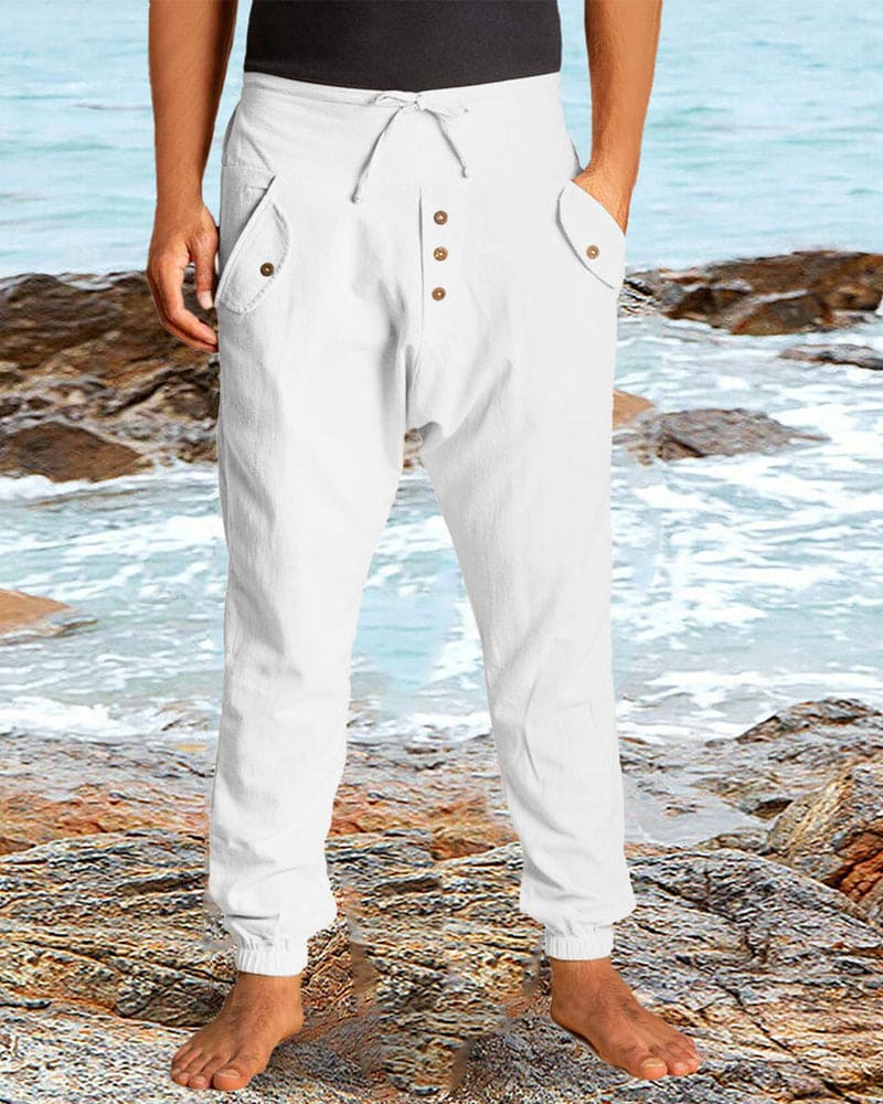Dereck | Lightweight Summer Trousers with a Relaxed Fit for Men