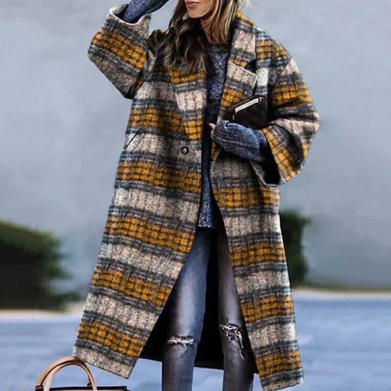 Yvette | Casual Autumn Long Coat for Women
