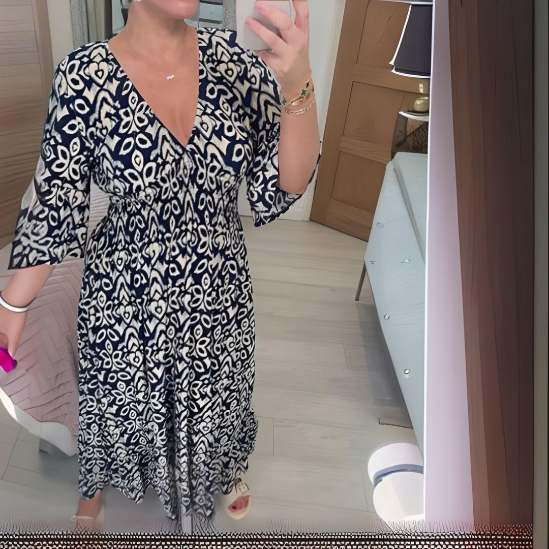 Lilia | Bohemian Dress With Flowing Silhouette for Women