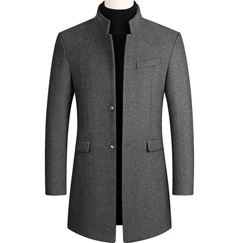 Landon | Elegant Long Winter Coat with Premium Warmth for Men