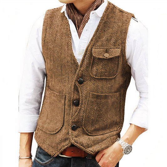 Zedric | Classic Autumn Vest for Men