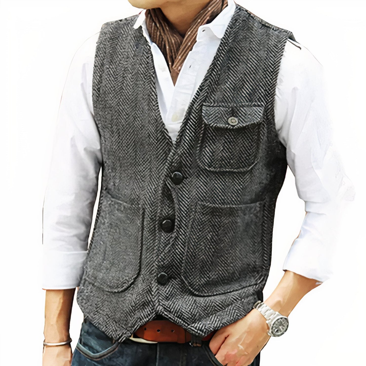 Zedric | Classic Autumn Vest for Men