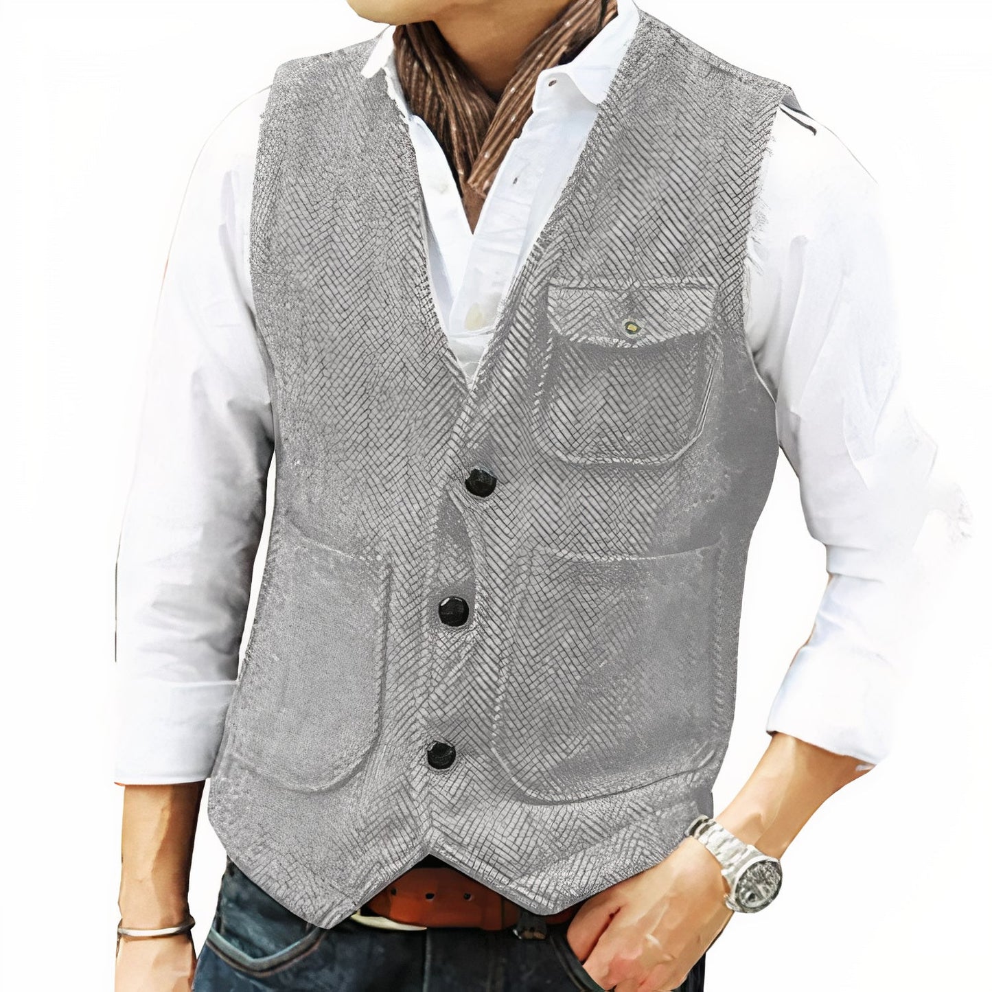 Zedric | Classic Autumn Vest for Men