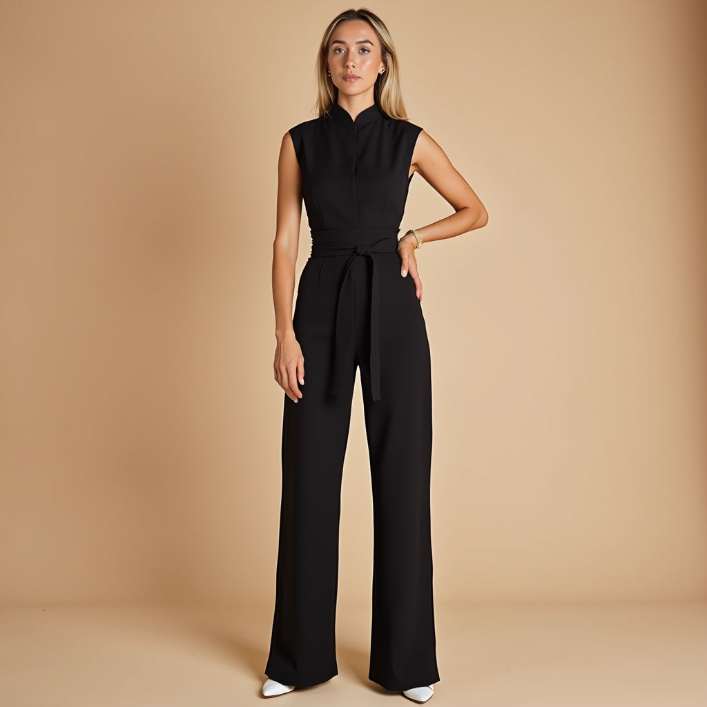 Lian | Sleeveless Jumpsuit With Elegant V-Neckline for Women